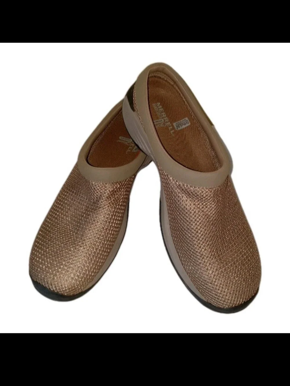 Merrell Tan Ebcore Breeze Mesh Cushioned Mules 10 - Picture 1 of 10